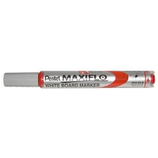 "Pentel"   Маркер Maxiflo   4 мм   пулевидный MWL5S-B красный