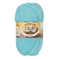 Пряжа ADELIA "HAPPY"   100\% акрил   10 шт. х  50 г  128 м ± 7 м №10 голубой