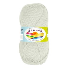 Пряжа ALPINA "TOMMY"   100\% микнес   10 шт. х  50 г  130 м ± 10 м №003 молочный