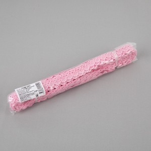 Гипюр "Gamma"   16 мм  GGM-1601   в пакете   10 м ± 0.2   Турция GP008PI розовый