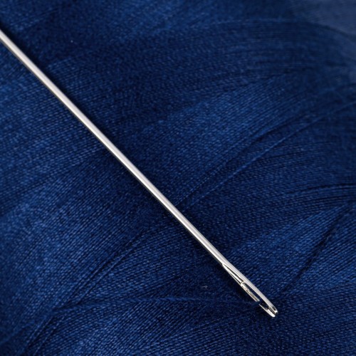 Швейные нитки (полиэстер) 40/2   "Nitka"  ( 201-300 )  4570 м №297 синий