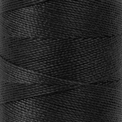 Швейные нитки (полиэстер) 20s/3   "Gamma"  / "Micron"   1000 я  912 м _ЧЕРНЫЙ