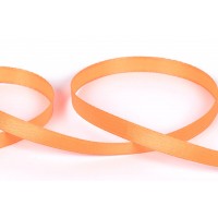Лента атласная 6 мм ( 1/4 ")  "Gamma"   33 м ± 2 м №510N(15-1460) оранжевый