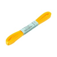Лента атласная 6 мм ( 1/4 ")  "Gamma"   AL-6P   ФАСОВКА   10 x  5.4 м №020 желтый