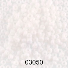 Бисер Чехия "GAMMA" круглый 3   08/0   2.9 мм  10 х  5 г  1-й сорт H661 белый ( 03050 )