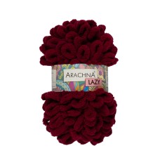 Пряжа ARACHNA "LAZY"   100\% микрополиэстер   5 шт. х  100 г  8.5 м ± 0.2 м №14 вишневый