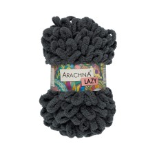Пряжа ARACHNA "LAZY"   100\% микрополиэстер   5 шт. х  100 г  8.5 м ± 0.2 м №19 т.серый