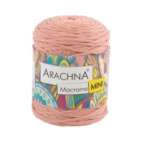 Пряжа ARACHNA "Macrame Mini"   80\% хлопок, 20\% полиэстер   4 шт. х  250 г ± 10 г  200 м ± 20 м №46 античная роза