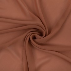 Ткань PC-02   Poly Chiffon   84 г/кв.м ± 5 г/кв.м  147 см ± 2 см  100\% полиэстер №24 медный