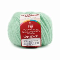 Пряжа из Троицка "Фиджи"   60\% хлопок, 20\% мериносовая шерсть, 20\% акрил   5 шт. х  50 г  95 м №752 дымчато-бирюзовый