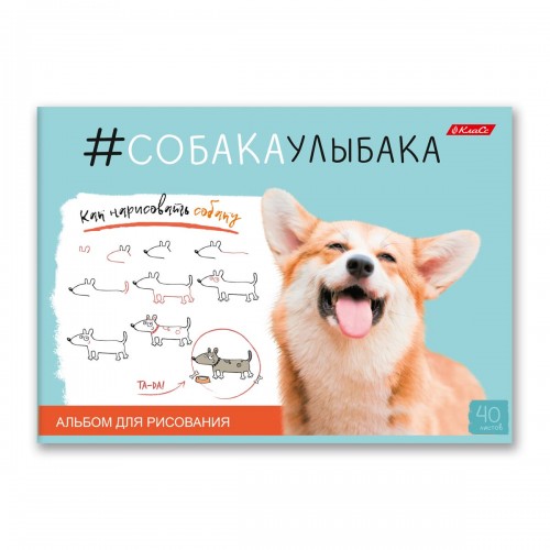 "Светоч"   Альбом для рисования   100 г/м2  A4   29 х  20.5 см  4 шт.  склейка с одной стороны   40 л. 40АЛКЛ4_000256 Мы такие разные