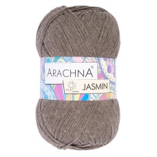 Пряжа ARACHNA "JASMIN"   80\% хлопок, 20\% полиэстер   5 шт. х  100 г ± 10 г  250 м ± 7 м №117 св.коричневый