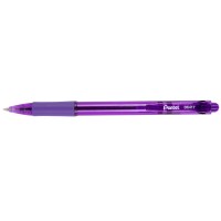 "Pentel"   Ручка шариковая автоматическая Pentel Fine Line  d 0.7 мм  12 шт. BK417-V цвет чернил: фиолетовый