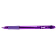 "Pentel"   Ручка шариковая автоматическая Pentel Fine Line  d 0.7 мм  12 шт. BK417-V цвет чернил: фиолетовый