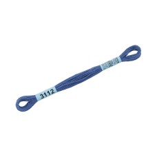 Нитки для вышивания "Gamma"    мулине  ( 3071-3172 )  100\% хлопок   24 x  8 м №3112 св.св.синий