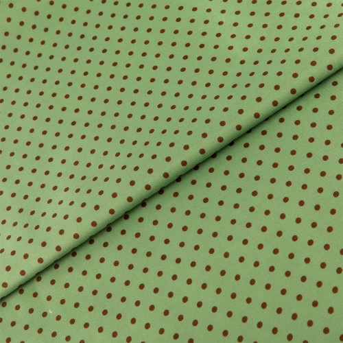 Ткань PSS-002   Poly satin   ФАСОВКА   75 г/кв.м ± 5 г/кв.м  200 х  145 см  100\% полиэстер №12 морская волна/коричневый