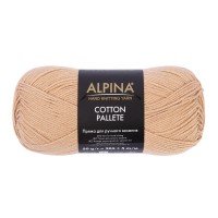 Пряжа ALPINA "COTTON PALLETE"   50\% хлопок, 50\% акрил   10 шт. х  50 г  205 м ± 5 м №06 бежевый