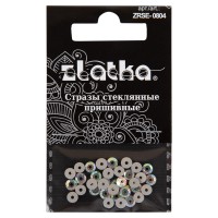 Страз "Zlatka"   ZRSE-0804   AB-Crystal   4 мм  стекло   5 x  36 шт  в пакете с картонным еврослотом №02 перламутровый (AB-crystal)