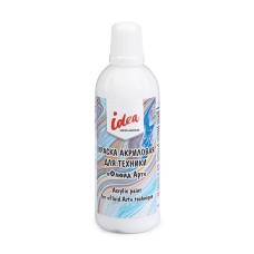 Краска акриловая "VISTA-ARTISTA"   idea   для техники "Флюид Арт"   PFA-01   80 мл  6 шт. 18 Белый/White