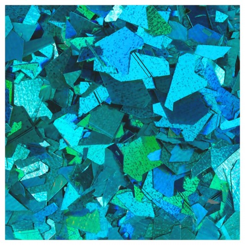 "Love2art"   Декоративные блестки "хлопья"   GLI-02   5 х  5 г  4.5 мл № 28 голубой/light blue