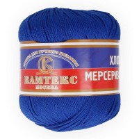Пряжа Камтекс КТ "Хлопок мерсериз"   100\% хлопок   10 шт. х  50 г  200 м 019 василёк