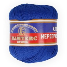 Пряжа Камтекс КТ "Хлопок мерсериз"   100\% хлопок   10 шт. х  50 г  200 м 019 василёк