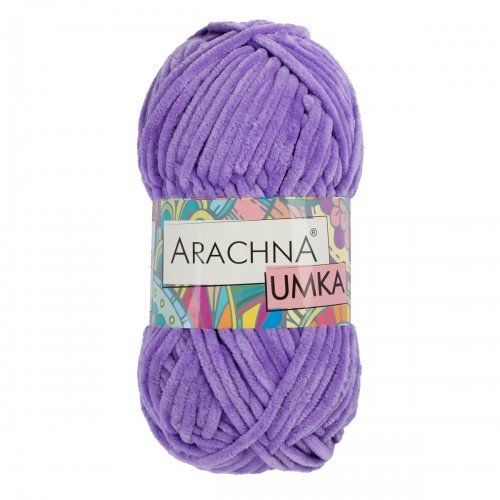 Пряжа ARACHNA "UMKA"   100\% полиэстер   5 шт. х  100 г  120 м ± 5 м №02 молочный