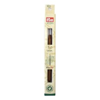 Для вязания "PRYM"   223512   крючок для вязания "Natural"   алюминий  d 3.0 мм  в картонной упаковке с европодвесом с деревянной ручкой
