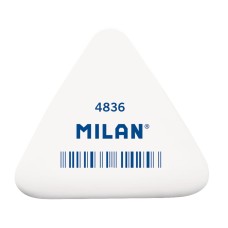 "Milan"   Треугольный гибкий мягкий ластик из синтетического каучука 4836   10 х 9,9х 9,2 см  36 шт. CNM4836B ассорти