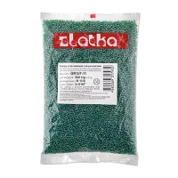 Бисер "Zlatka" GR   08/0   (0161-0180A)   500 г №0167 зеленый