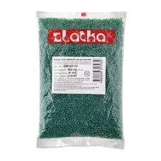 Бисер "Zlatka" GR   08/0   (0161-0180A)   500 г №0167 зеленый