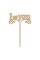 Заготовка для декорирования "Mr. Carving"   ВД-312   Топпер "I love you"   фанера   15  х 10 х  0.4 см .