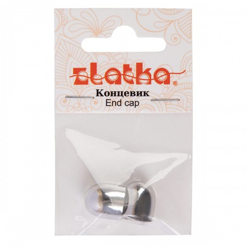 "Zlatka" Концевик   FMK-E09   10 х 12 мм  5 х  2 шт №01 под античную бронзу