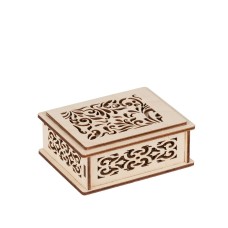 Заготовка для декорирования "Mr. Carving"   ВК-019   Шкатулка подарочная   фанера   10  х 8 х  4 см .