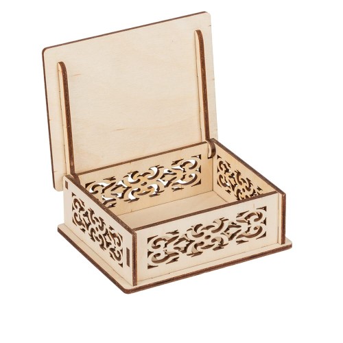 Заготовка для декорирования "Mr. Carving"   ВК-019   Шкатулка подарочная   фанера   10  х 8 х  4 см .