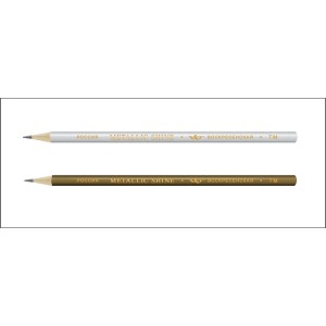 "ВКФ"   "Metallic shine"   MS02-12Д   Карандаш графитный круглый   заточенный   ТМ (HB)   12 шт. 1610 серебряный