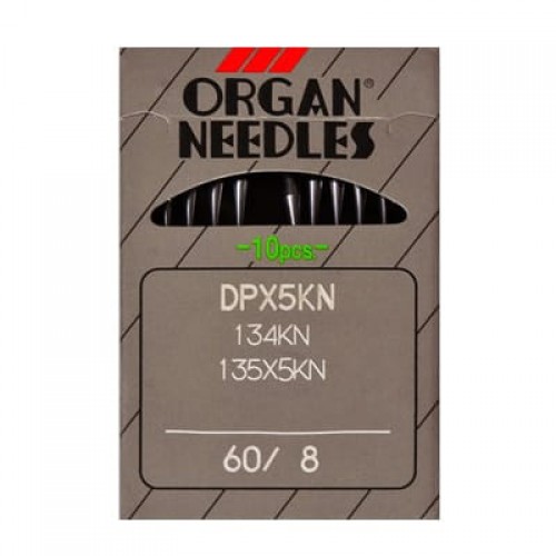 Иглы для пром. шв. машин "ORGAN"   DP x 5KN   10 шт. №080