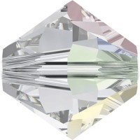 Бусина Чехия "PRECIOSA"   бусины   451-69-302   Crystal AB   5.7 х 6 мм  12 шт перламутр (crystal AB)