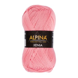 Пряжа ALPINA "XENIA"   100\% мерсеризованный хлопок   10 шт. х  50 г  240 м ± 10 м №838 т.коричневый
