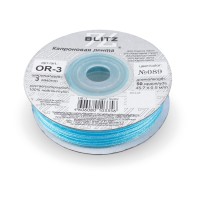 Лента капроновая 3 мм ( 1/8 ")  "BLITZ"   OR-3   45.7 м ± 0.5 м №097/3 св.персиковый