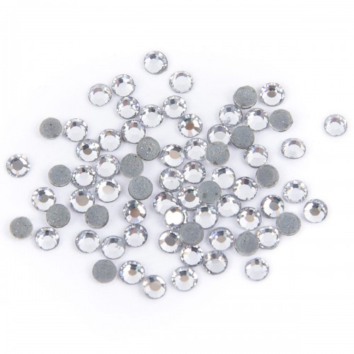 Страз клеевой "Zlatka"   ZRTG-0872   SS08   Crystal   2.4 мм  стекло   5 x  72 шт  в пакете с картонным еврослотом №01 белый (Crystal)