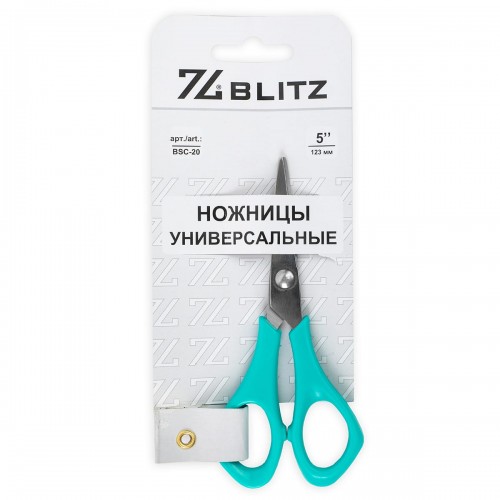 Ножницы "BLITZ"   BSC-20   универсальные   в блистере   123 мм .