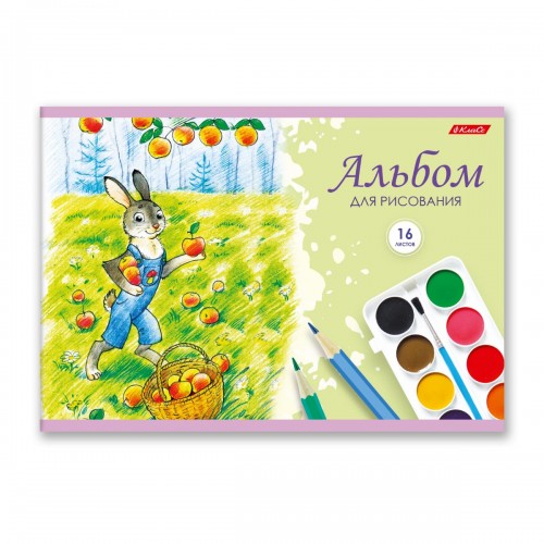 "Светоч"   16АЛСК4_1_3_9   Альбом для рисования   100 г/м2  A4   29 х  20.5 см  16 л.  на скобе   10 шт. 000648 Добрые истории