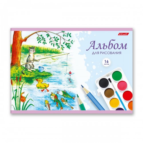 "Светоч"   16АЛСК4_1_3_9   Альбом для рисования   100 г/м2  A4   29 х  20.5 см  16 л.  на скобе   10 шт. 000648 Добрые истории