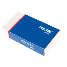 "Milan"   Мягкий ластик из синтетического каучука 2412   7,2 х 4 х 1,3 см  12 шт.  СК/Распродажа CMM2412