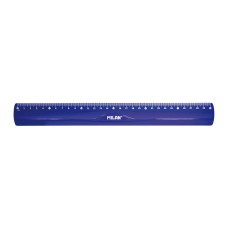 "Milan"   Линейка Acid Flex&Resistant   30 см  в пакете синий 353801