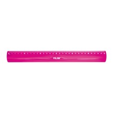 "Milan"   Линейка Acid Flex&Resistant   30 см  в пакете розовый 353801P