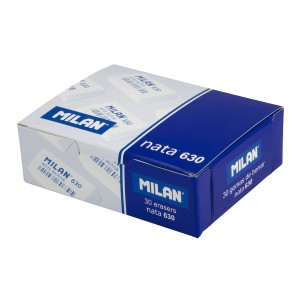 "Milan"   Мягкий ластик technick 630   3,9 х 1,9 х 0,9 см  30 шт. CPM630 белый