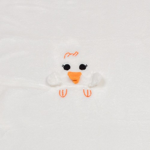 "Lol&Pop"   Плед   LLP-316   100\% полиэстер №03 белый/цыпленок