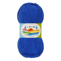 Пряжа ALPINA "HOLLY"   100\% мерсеризованный хлопок   10 шт. х  50 г  200 м ± 10 м №546 яр.синий